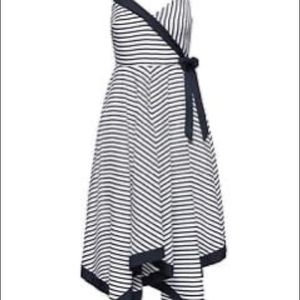 Banana Republic Blue & White Summer Dress